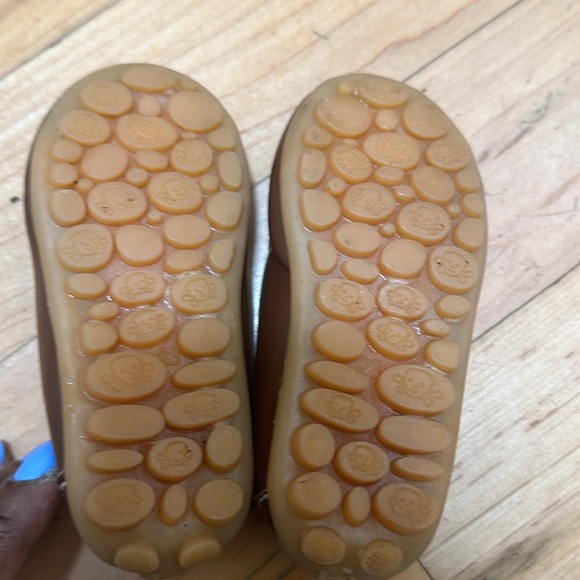 Ahcityah slip on loafers dress flat shoes in brown UK 23 US 7.5 Kids - Picture 3 of 5